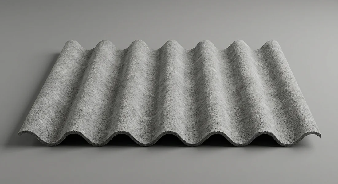 Plaque sous-tuile PST en fibres-ciment isolée.