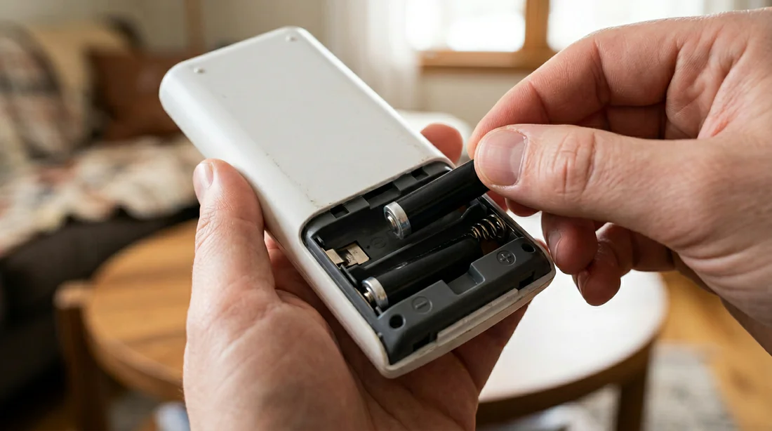 Illustration de la portée du signal sans fil entre la télécommande et l'appareil.